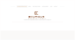 Desktop Screenshot of bcuriousproductions.com